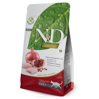 Farmina N&D Prime Chicken & Pomegranate Adult сухой корм с курицей для котов, 1.5 кг