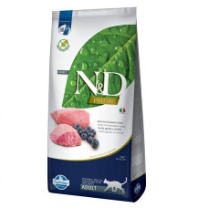 Farmina N&D Prime Lamb & Blueberry Adult сухой корм с ягнятиной для котов, 10 кг