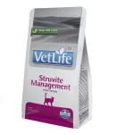 Farmina Vet Life Management Struvite сухой корм для котов при мочекаменной болезни, 400 гр