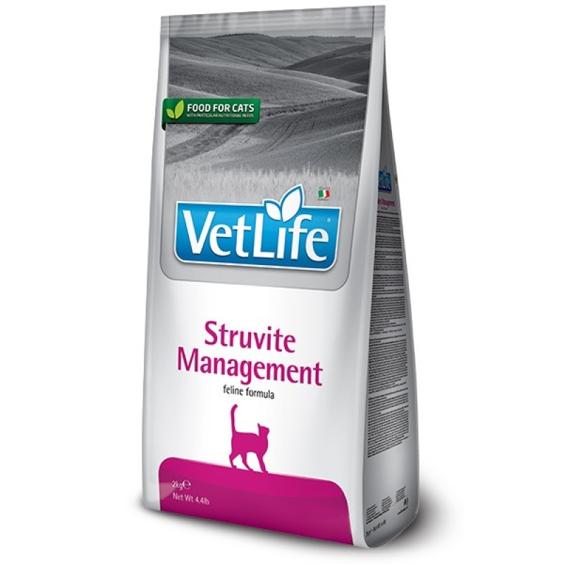 Farmina Vet Life Management Struvite сухой корм для котов при мочекаменной болезни, 2 кг