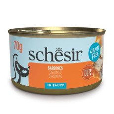 Schesir Grill Sardines влажный корм для котов с сардиной, 70 гр