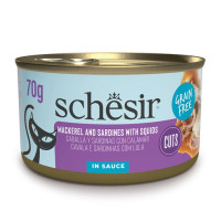 Schesir Grill Mackerel Sardines Squids вологий корм для котів з макреллю та сардиною, 70 гр