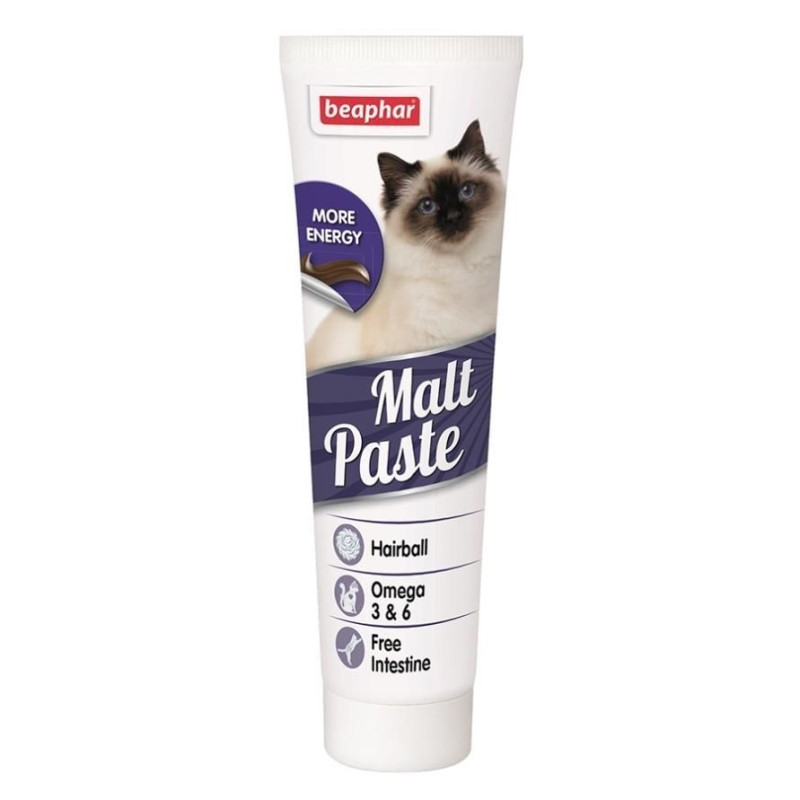 Beaphar Malt Paste паста для выведения шерсти у котов, 25 мл