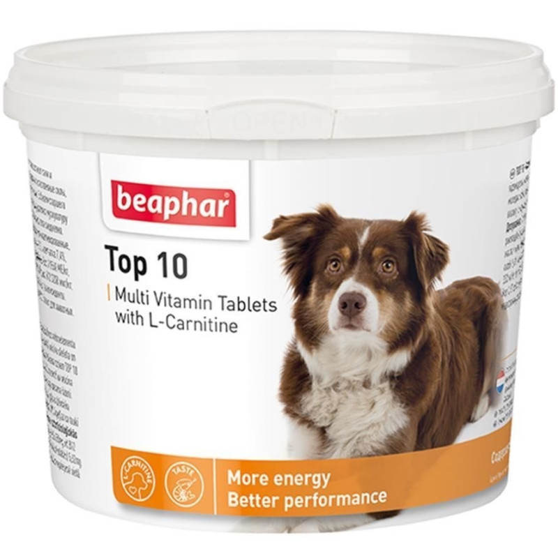 Beaphar Top 10 витаминно-минеральный комплекс для собак, 750 табл