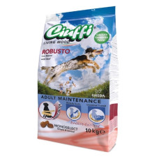 Gheda Ciuffi Robusto сухой корм с говядиной для собак, 10 кг
