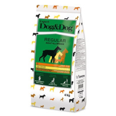 Gheda D&Dog Expert Regular сухой корм с курицей для собак, 4 кг