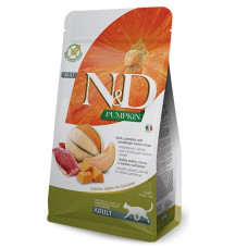 Farmina N&D Pumpkin Duck & Cantaloupe Adult сухой корм с уткой для котов, 300 гр
