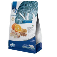 Farmina N&D Ocean Adult сухой корм с треской для котов, 300 гр