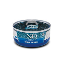 Farmina N&D Ocean Tuna And Salmon влажный корм с лососем и тунцом для котов, 70 гр