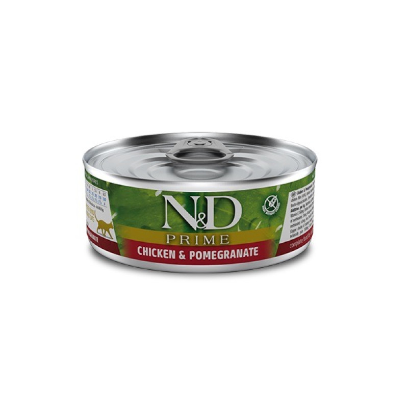 Farmina N&D Prime Chicken Adult влажный корм с курицей для котов, 70 гр