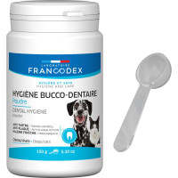 Francodex Power Toothpaste Dog Cat добавка для чищення зубів для собак та котів, 150 гр