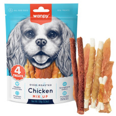Wanpy Chicken Mix Up лакомство для собак с курицей, 150 гр