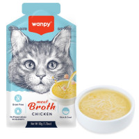 Wanpy Meat Broths Chicken суп для котов с курицей, 50 гр