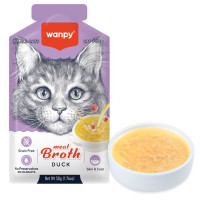 Wanpy Meat Broths Duck суп для котов с уткой, 50 гр
