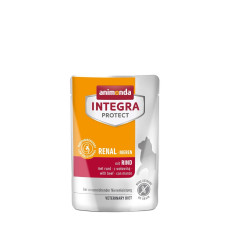 Integra Protect Renal Pouches With Beef влажный корм для котов с заболеваниями почек, 100 гр
