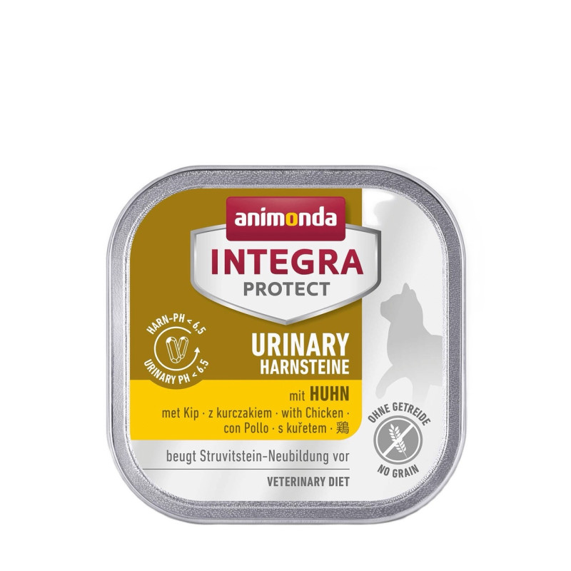 Integra Protect Urinary Struvit Dish With Chicken вологий корм для котів із сечокам'яною хворобою, 100 гр