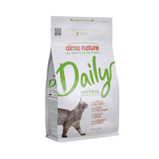 Almo Nature Daily Cat Adult With Chicken And Turkey сухий корм для котів з куркою та індичкою, 12 кг
