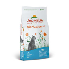 Almo Nature Holistic Cat Adult With Fresh Oily Fish сухой корм для котов с рыбой, 12 кг