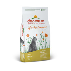 Almo Nature Cat Adult With Fresh Turkey сухий корм для котів з індичкою, 12 кг