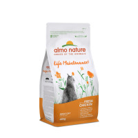 Almo Nature Cat Adult With Fresh Chicken сухой корм для котов с курицей, 400 гр