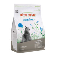 Almo Nature Holistic Cat Sterilised сухий корм для стерилізованих котів з анчоусом, 2 кг
