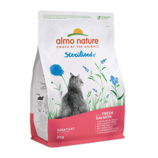 Almo Nature Holistic Cat Sterilised сухой корм для стерилизованных котов с лососем, 2 кг