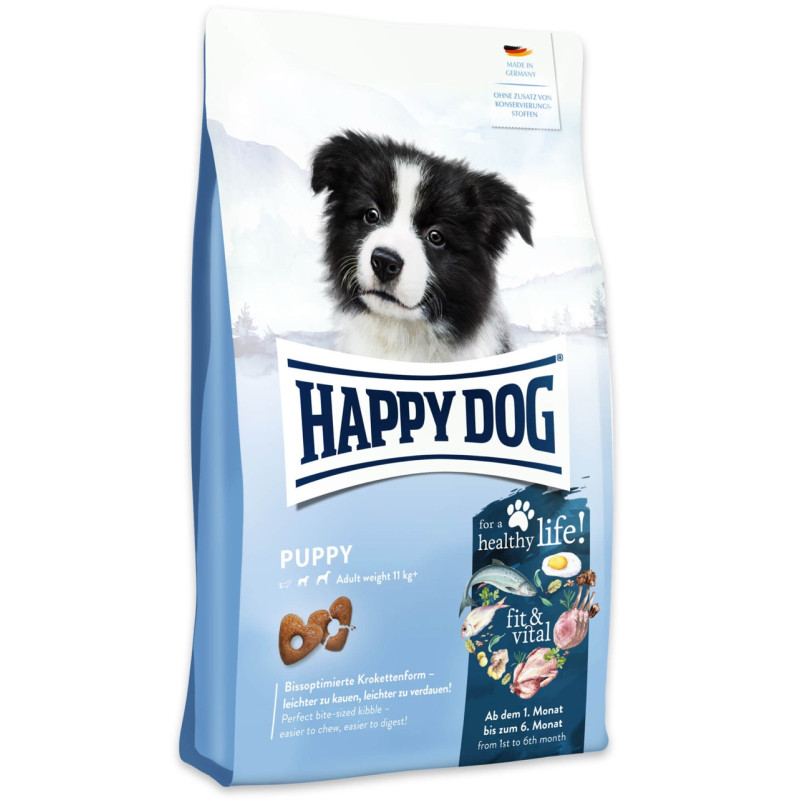Happy Dog Fit & Vital Puppy сухой корм для щенят с птицей, 18 кг