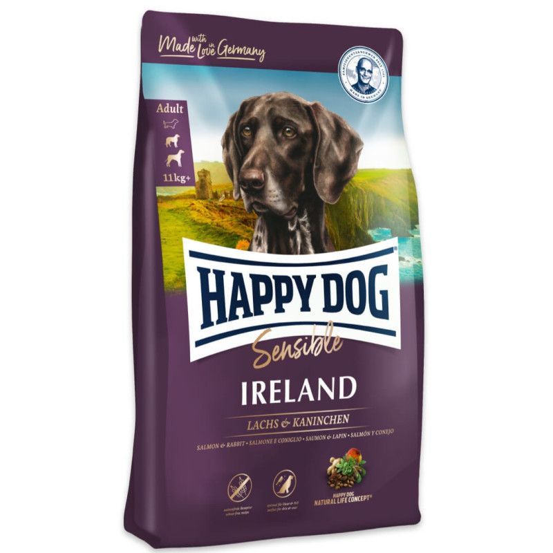 Happy Dog Sensible Ireland сухой корм для собак с лососем и кроликом, 4 кг