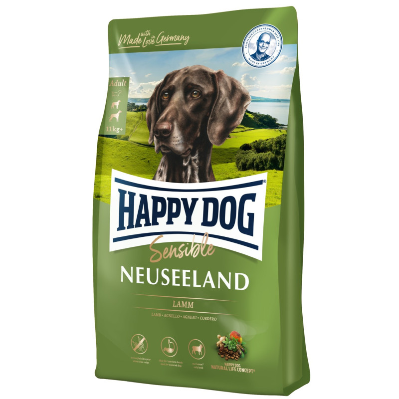 Happy Dog Sensible Neuseeland сухой корм для собак с ягненком, 4 кг