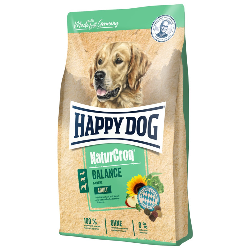 Happy Dog NaturCroq Balance сухой корм для собак с птицей, 4 кг