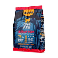 Primal Spirit Iberian Pork Cat сухой корм с ветчиной для стерилизованных котов, 1 кг