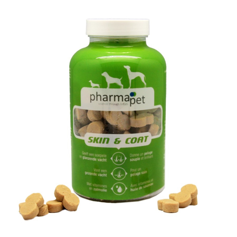 Pharma.Pet Skin & Coat пищевая добавка для кожи и шерсти у собак, 235 гр