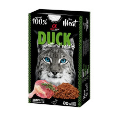 Alpha Spirit Duck Natural Snacks Cat ласощі для котів з качкою, 80 гр