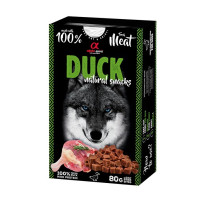 Alpha Spirit Duck Natural Snacks ласощі для собак з качкою, 80 гр