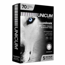 Unicum Premium ошейник от блох и клещей для собак, 70 см