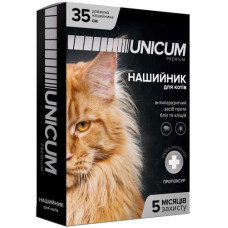 Unicum Premium ошейник от блох и клещей для котов, 35 см