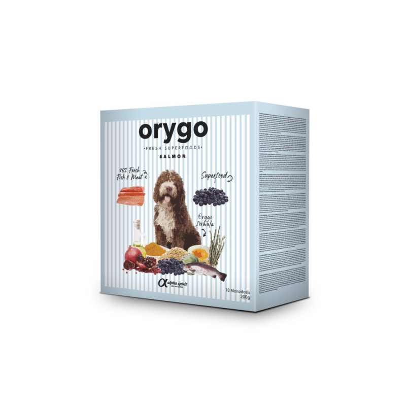 Orygo Salmon полувлажный корм для собак с лососем, 3.6 кг
