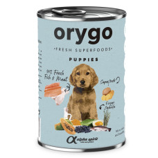 Orygo Puppies вологий корм для щенят з лососем, 400 гр