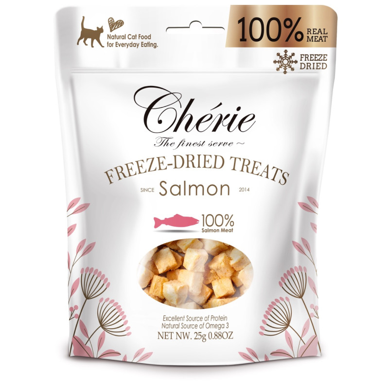 Cherie Freeze-Dried Treats Salmon лакомство для котов с лососем, 30 гр