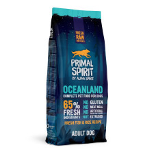 Primal Spirit 65% Oceanland сухий корм для собак з рибою та куркою, 12 кг