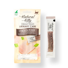 Natural Kitty Functional Creamy Treat Chicken Puree Urinary Care ласощі для котів з куркою, 4 шт х 12 гр