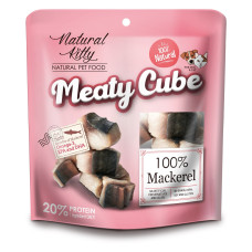 Natural Kitty Meaty Cube 100% Mackerel лакомство со скумбрией, 60 гр