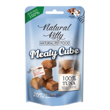 Natural Kitty Meaty Cube 100% Tuna лакомство с тунцом, 60 гр
