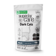 Nature's Protection Superior Care Dark Cats GF with Herring Adult all breeds сухий корм беззерновий з оселедцем для котів із темним забарвленням шерсті, 400 гр
