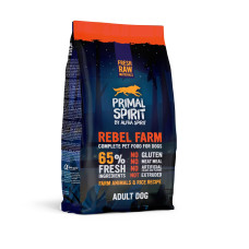 Primal Spirit 65% Rebel Fram сухой корм для собак с курицей и рыбой, 1 кг