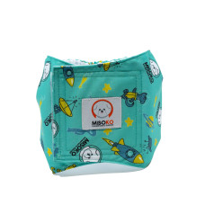 Misoko&Co многоразовый подгузник для кобелей, рисунок ракеты, размер XL