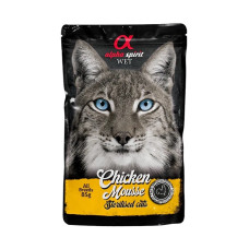 Alpha Spirit Chicken Mousse Sterilised Cats вологий корм з куркою для стерилізованих котів, 85 гр