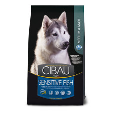 Farmina Cibau Sensitive Adult сухой корм с рыбой для собак крупных и средних пород, 12 кг