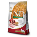 Farmina N&D Dog Chicken & Pomegranate Adult Mini сухой корм с курицей для собак малых пород, 800 гр