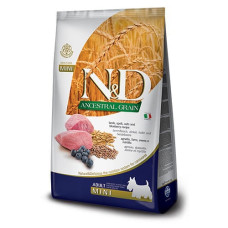 Farmina N&D Lamb & Blueberry Adult Mini сухой корм с ягнятиной для собак малых пород, 2.5 кг